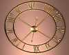 Gold Wall Clock