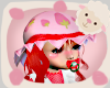 >Strawberry Girl Hat