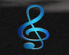 blue music note