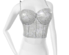White  Top Corset
