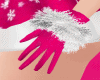 Xmas Gloves Pink