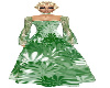 {CDS} Green Floral Dress