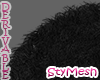 Black Fur Rug