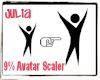*J* 9% Avatar Scaler