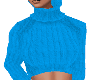 Blue winter sweaterм