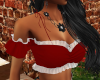 Red Ruffle Tube Top