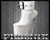 !PX WHITE BUCKLE BOOTS