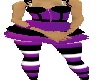 Purple  Ruffle Dress