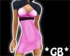 Pink Dress W Blk Shrug2