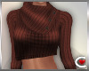 *SC-Crop'd Sweater Rust