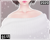 Shoulder | White sweater