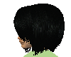black straight hair