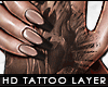- skulls tattoo hands -