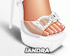 💖Sara White Sandals