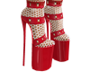Vday Red Platform Heels