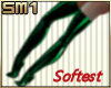 SM1 Laced PVC soft green