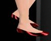 Red Elegant Flat shoes