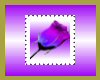 purple rose stamp