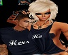 His/Hers Couple Navy top