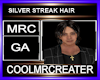 SILVER STREAK HAIR