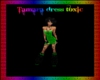 Tamara dress toxic/black