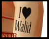 {N} tattoo LOVE U WALID