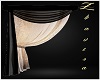 GOLD/BLACK CURTAIN (L)