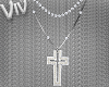 Silver Cross Necklace