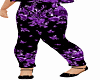 Kids Purple Flower Pants