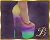 Rainbow 3 Heels