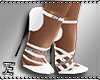 e white heels