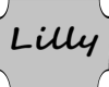 Lilly Name Plate
