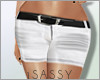 S| BM White Shorts