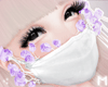 x Flower Mask Purple