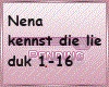 VE, Nena ;die liebe nich