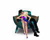 teal lux kissing chair 1