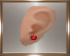 Red Peal Earring