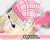 An! cute hat color pink