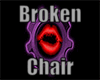 Broken old chair w/ pose