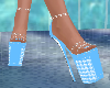 Baby Blue Diamond Heels