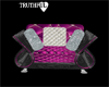 ~TRH~PINK/BLK ARMCHAIR