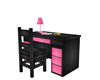 Black&Pink Childs Desk