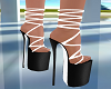 Black and White Sandals