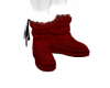 Red Xmas Fur Boots