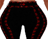 Alma-Black/Ruby Red Pant