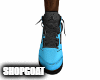 Blue 5's+Blk Socks M/F