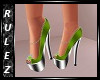Elegant Green Lady Heels