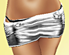 !Metal Miniskirt -Silver