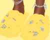 Yellow Bubble Slippers
