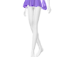 sexy purple mini skirt